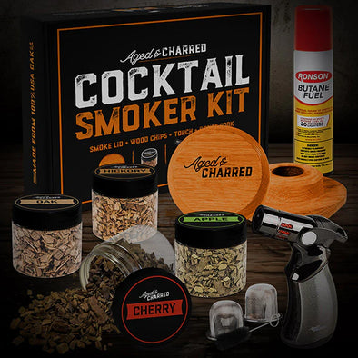 Smoke Lid Kit - A Cocktail Smoker Kit With Butane