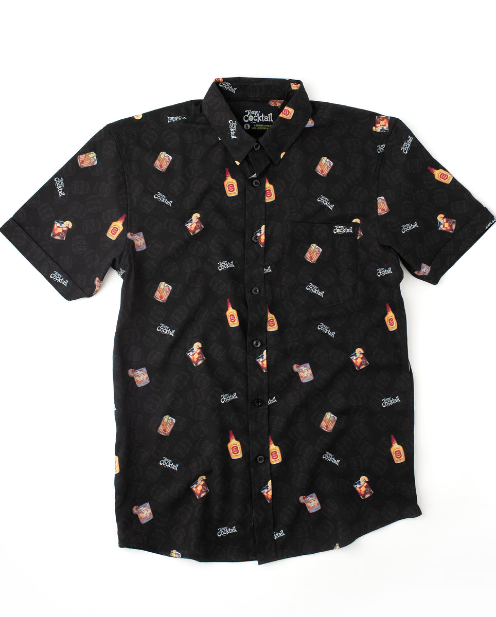 bourbon dress shirt 19th Hole Whiskey Cool-Stretch Men's Golf Shirt (Bourbon) 8oz Cool-Stretch, UPF 50+