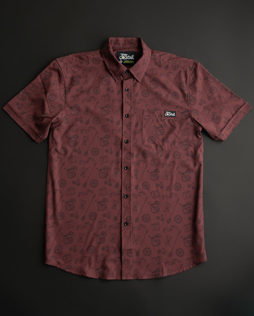 Old Fashioned Classic Cocktail Unisex Button Up Shirt – Team Cocktail
