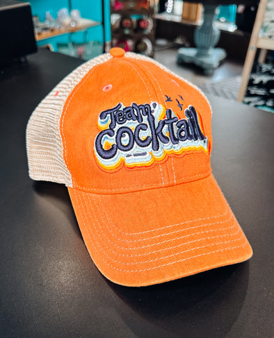 Team Cocktail RETRO 3D Relaxed Trucker Hat