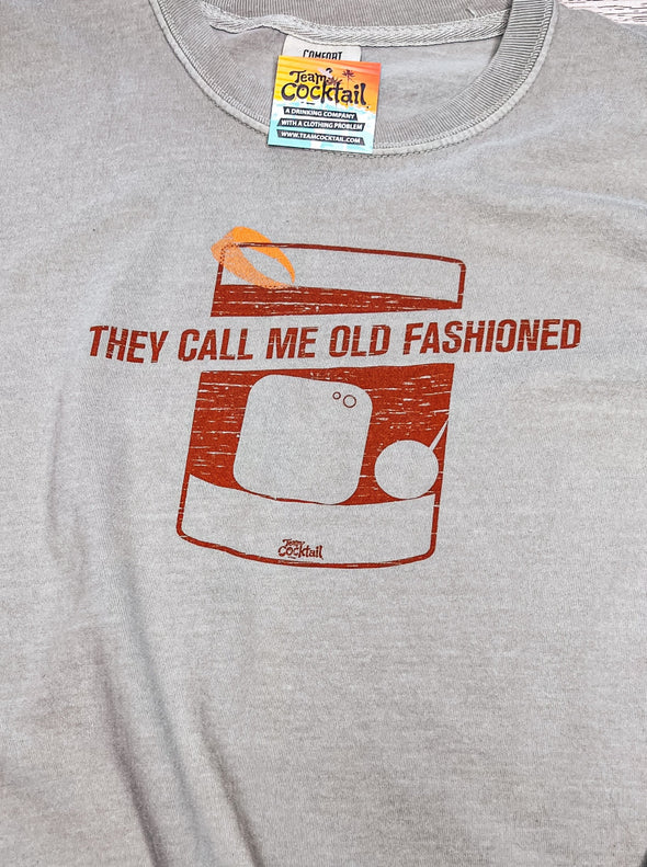 They Call Me Old Fashioned Long-Sleeve Tee Sandstone (Unisex)