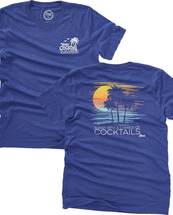 Sunny, Chance of Cocktails Unisex Tee