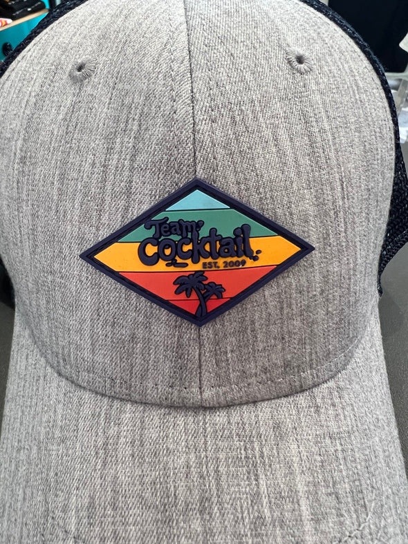 Team Cocktail Sunset Patch Snapback Trucker Hat