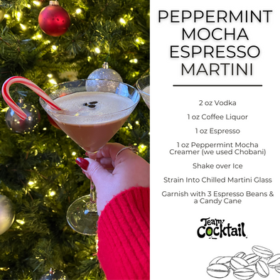 The Best Peppermint Mocha Espresso Martini Ever