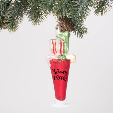 Bloody "Merry" Boxed Ornament