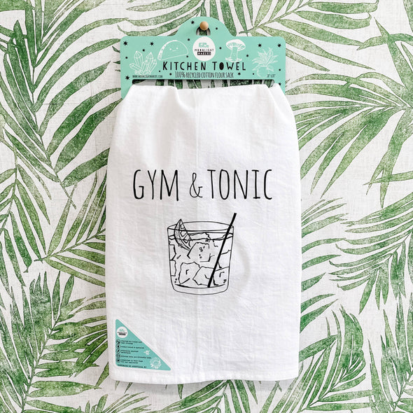 Gym & Tonic - Funny Kitchen Towel