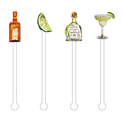 Make Me a Margarita Acrylic Stir Stick Combo Set