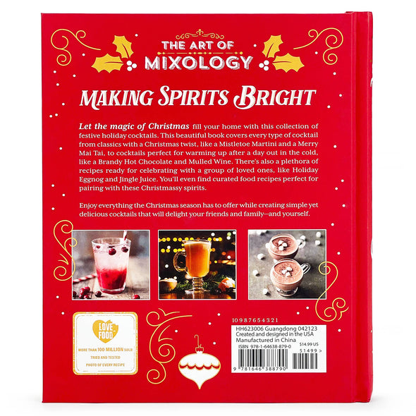 Art of Mixology:Making Spirits Bright Christmas Cocktails Book