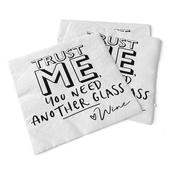 Trust Me | Beverage Napkins