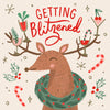 Funny Christmas Cocktail Napkins | Getting Blitzened - 20ct: Default Title