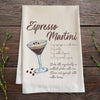 Espresso Martini Recipe - Watercolor Kitchen Towels