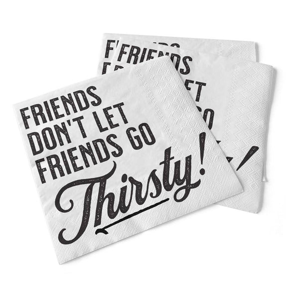 Friends Don't Let Friends | Beverage Napkins