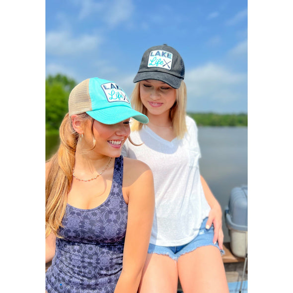 Lake Life Patch C.C High Pony Criss Cross Hat
