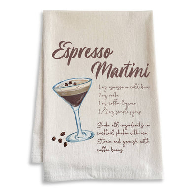 Espresso Martini Recipe - Watercolor Kitchen Towels