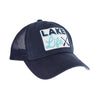 Lake Life Patch C.C High Pony Criss Cross Hat