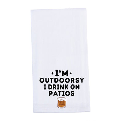 I'm Outdoorsy Tea Towel