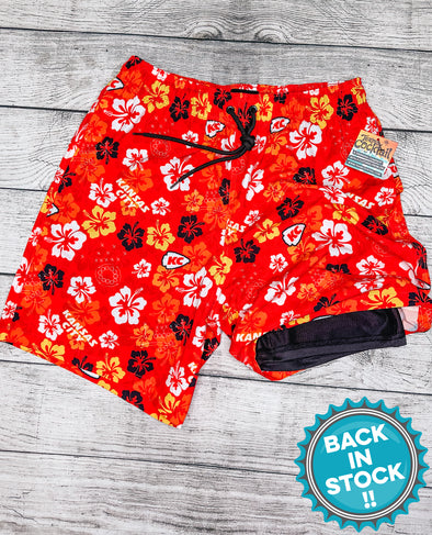 Tropical Kansas City Hybrid Swim Shorts