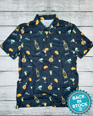 Tacos & Tequila Mens Polo