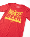 Bad Day to be a Beer Red Unisex Blended T-Shirt
