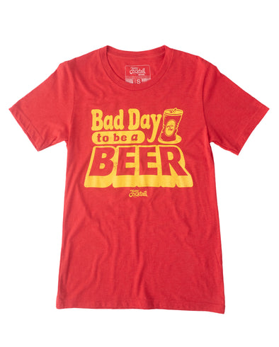 Bad Day to be a Beer Red Unisex Blended T-Shirt