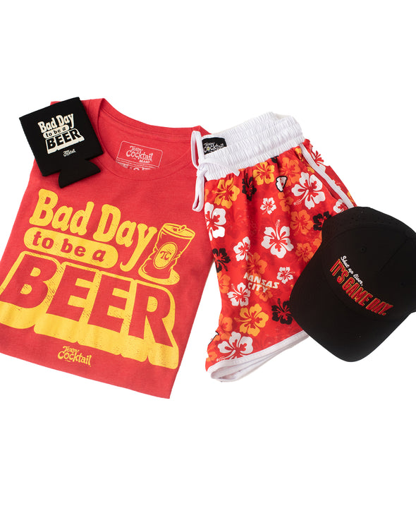 Bad Day to be a Beer Red Unisex Blended T-Shirt
