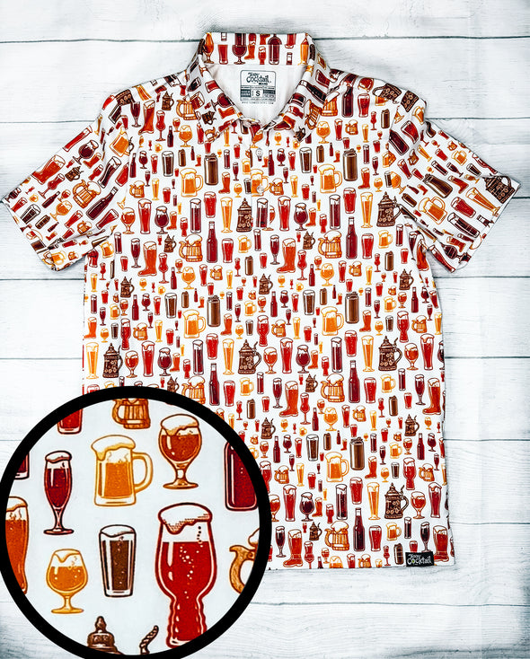 Beer Scatter Mens Polo