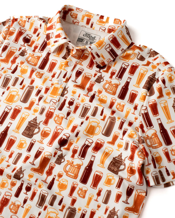 Beer Scatter Mens Polo