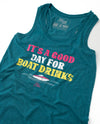 Boat Drinks Ladies Triblend Tank-Top