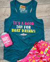 Boat Drinks Ladies Triblend Tank