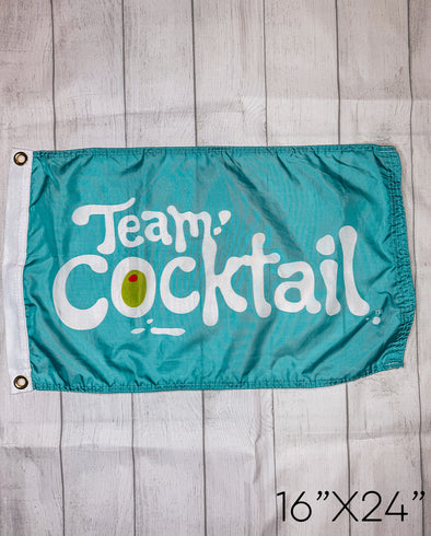 Team Cocktail Flag - 16"x24"