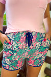 In the Tropics Drawstring Shorts