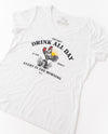 Drink All Day Ladies Triblend V-Neck T-Shirt