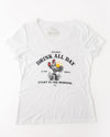 Drink All Day Ladies Triblend V-Neck T-Shirt