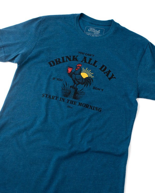 Drinks All Day Sueded Unisex T-Shirt