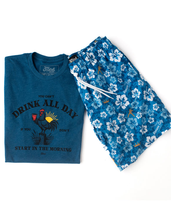 Drinks All Day Sueded Unisex T-Shirt