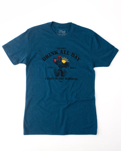 Drinks All Day Sueded Unisex T-Shirt