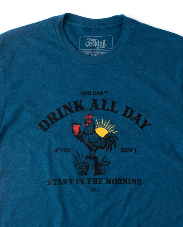 Drinks All Day Sueded Unisex T-Shirt