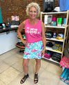 Flamingo Isle Performance Ruffle Hem Skort