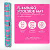 Neoprene Poolside Seating Mats: Flamingo Floats