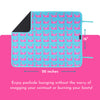 Neoprene Poolside Seating Mats: Flamingo Floats