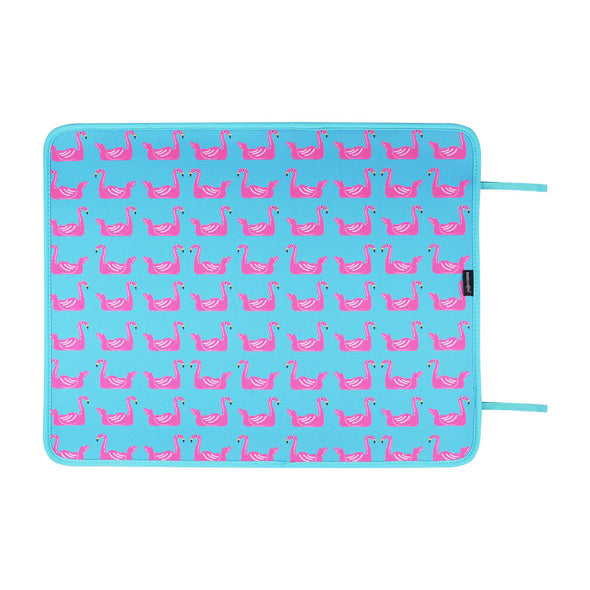 Neoprene Poolside Seating Mats: Flamingo Floats