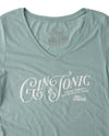 Gin & Tonic Ladies Triblend V-Neck T-Shirt