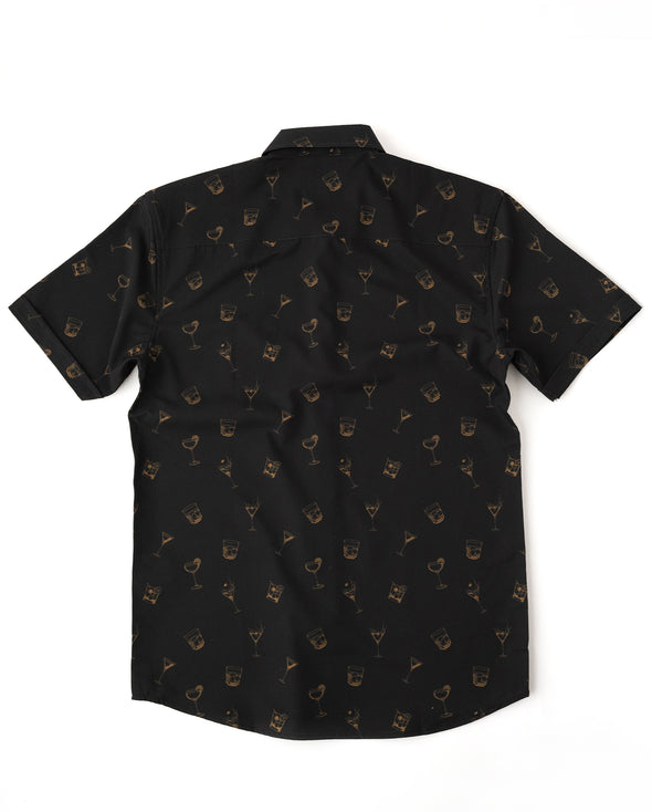 Golden Cocktails Unisex Button Up
