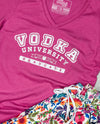 Vodka University Ladies V-neck Tee