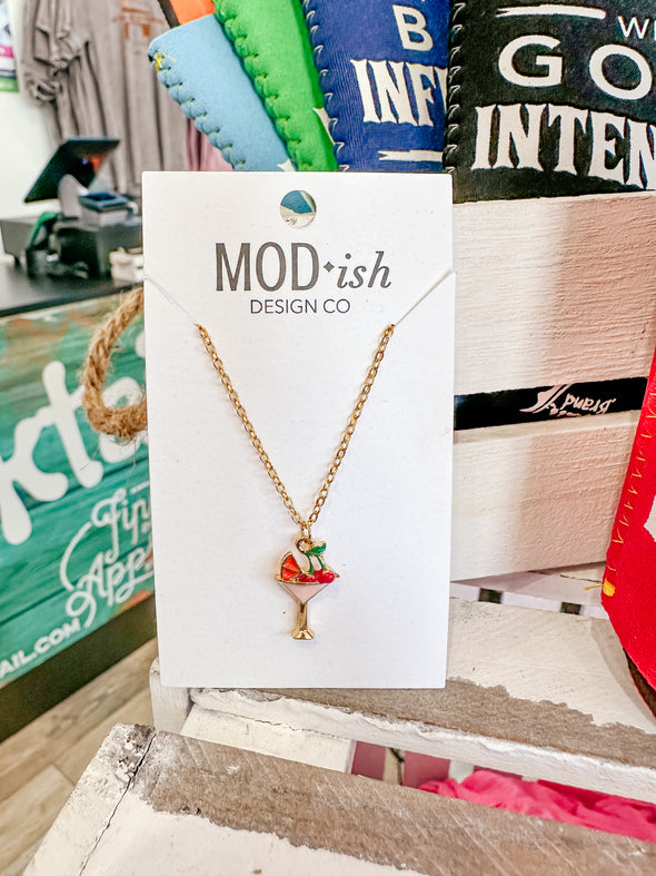 Martini Necklace