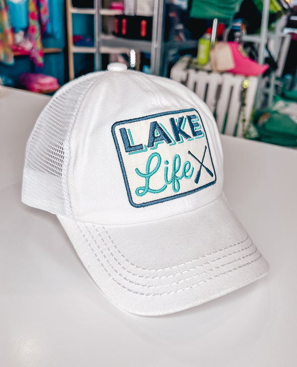 Lake Life C.C Ponytail Criss Cross Hat