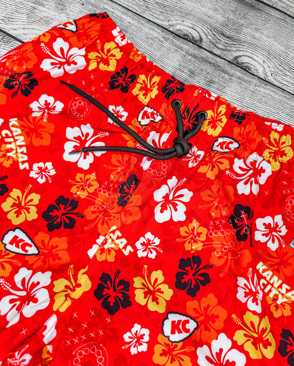 Tropical Kansas City Hybrid Swim Shorts