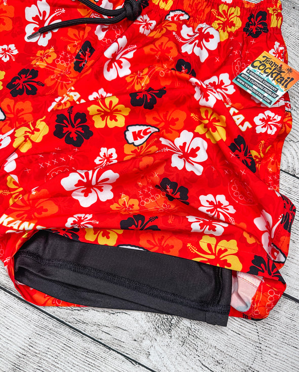 Tropical Kansas City Hybrid Swim Shorts