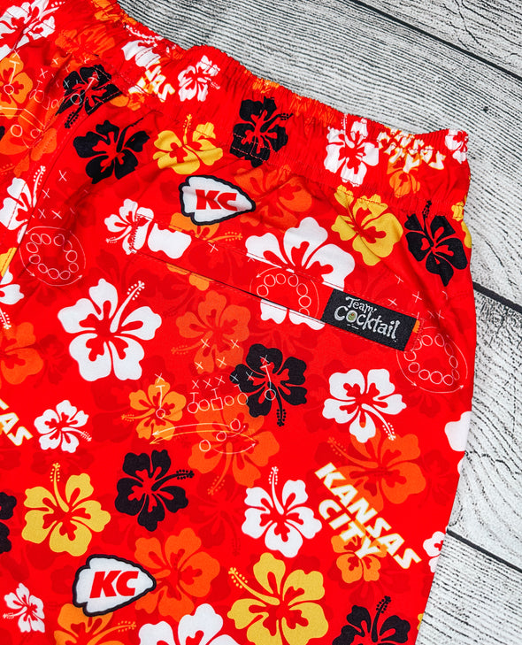 Tropical Kansas City Hybrid Swim Shorts