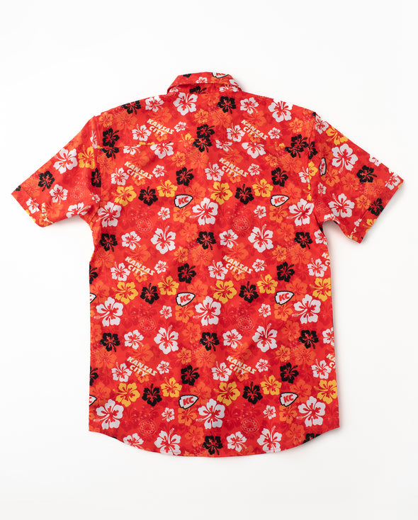 Tropical Kansas City Football Unisex Button Up